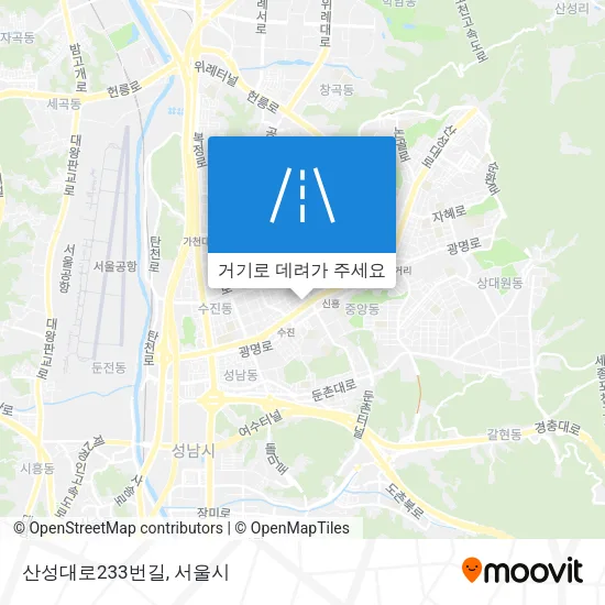 산성대로233번길 지도