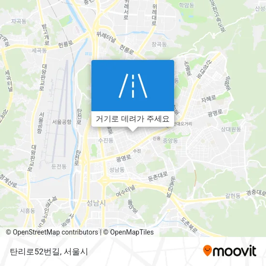 탄리로52번길 지도