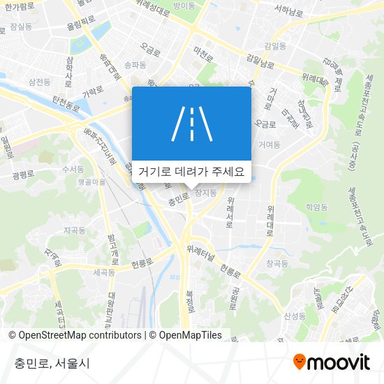 충민로 지도
