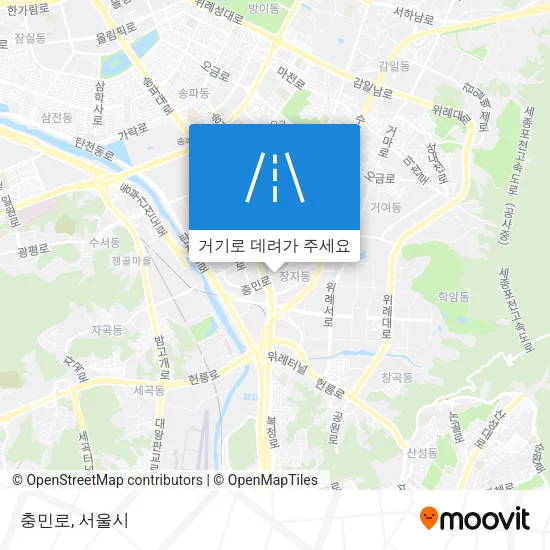 충민로 지도