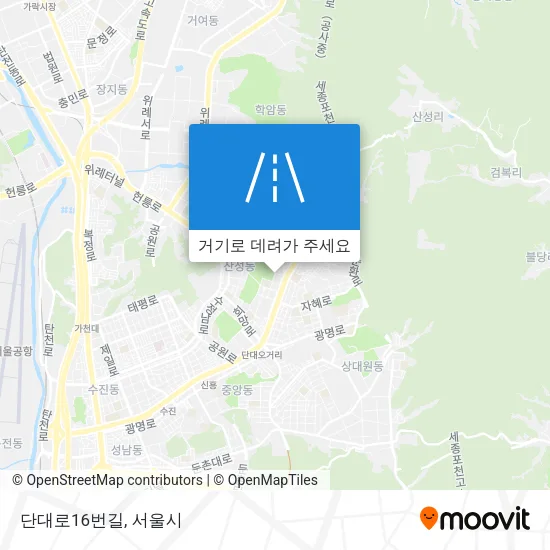 단대로16번길 지도