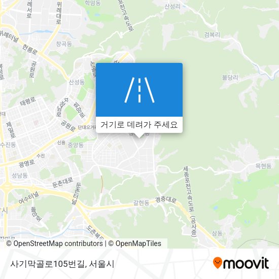 사기막골로105번길 지도