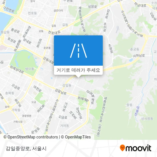 감일중앙로 지도