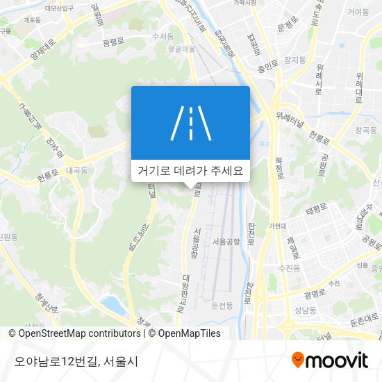 오야남로12번길 지도