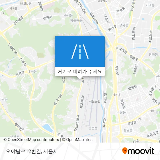 오야남로12번길 지도