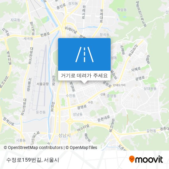 수정로159번길 지도