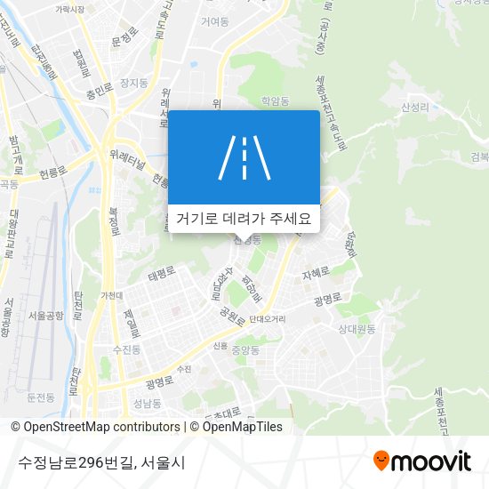 수정남로296번길 지도