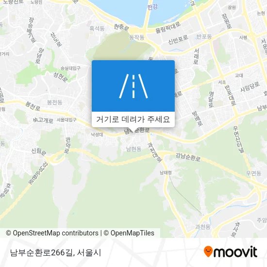 남부순환로266길 지도