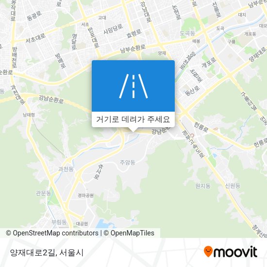 양재대로2길 지도