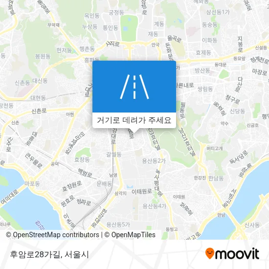 후암로28가길 지도