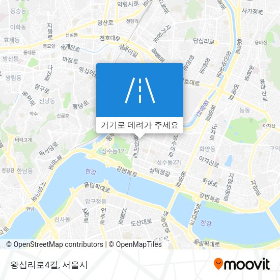 왕십리로4길 지도