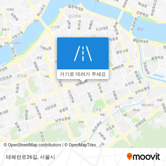 테헤란로26길 지도