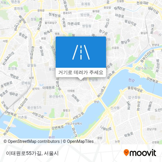 이태원로55가길 지도