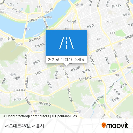 서초대로46길 지도