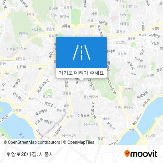 후암로28다길 지도