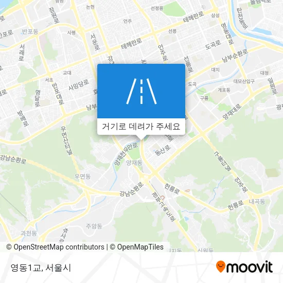 영동1교 지도