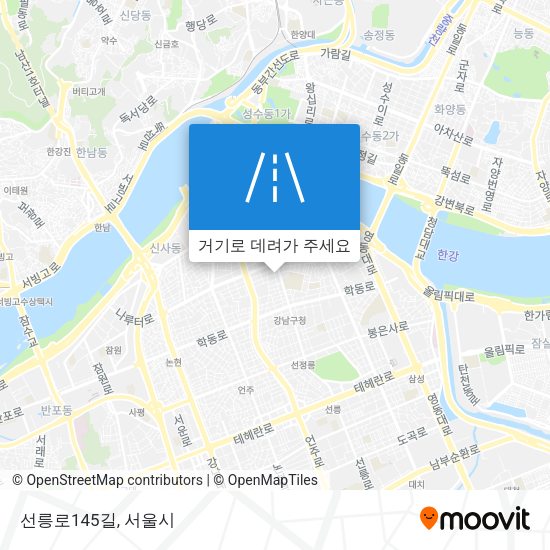 선릉로145길 지도