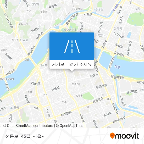 선릉로145길 지도