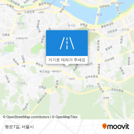 행운7길 지도