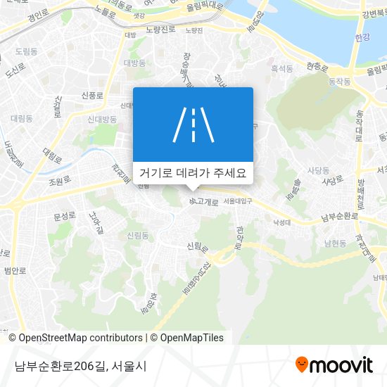 남부순환로206길 지도