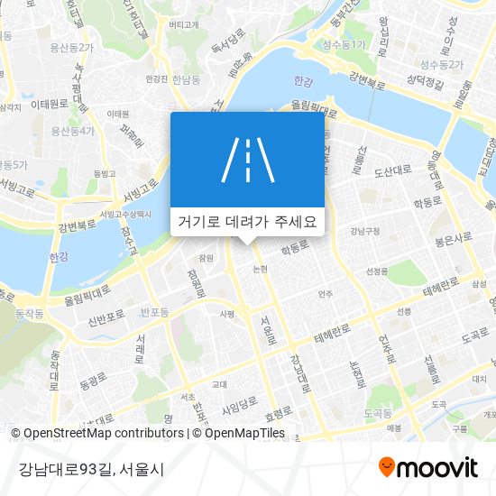 강남대로93길 지도