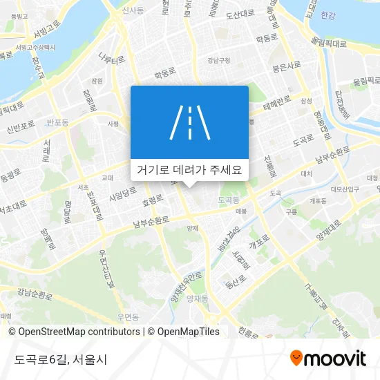 도곡로6길 지도