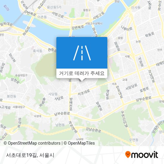 서초대로19길 지도