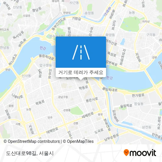 도산대로98길 지도