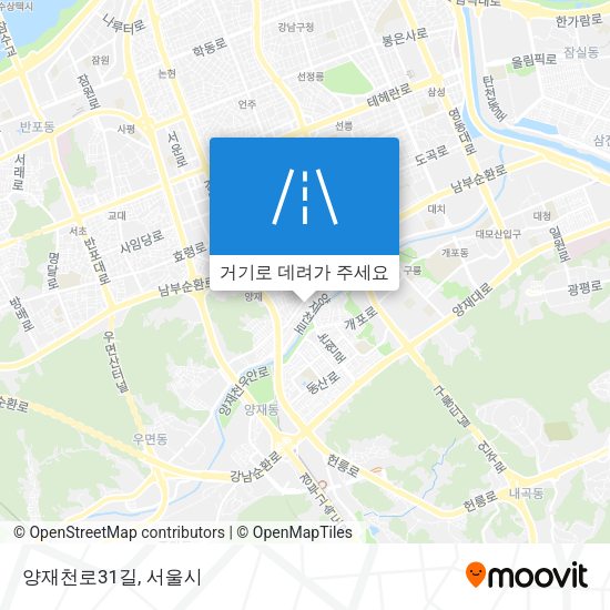 양재천로31길 지도