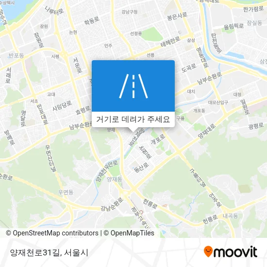 양재천로31길 지도