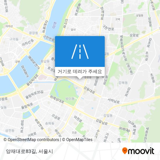 양재대로83길 지도