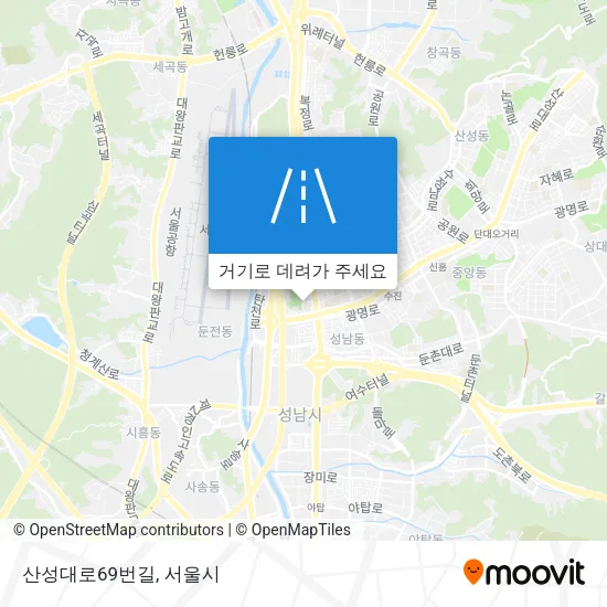 산성대로69번길 지도