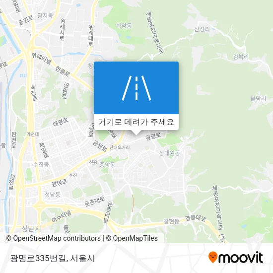 광명로335번길 지도