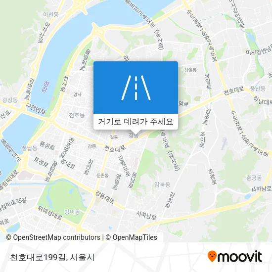 천호대로199길 지도