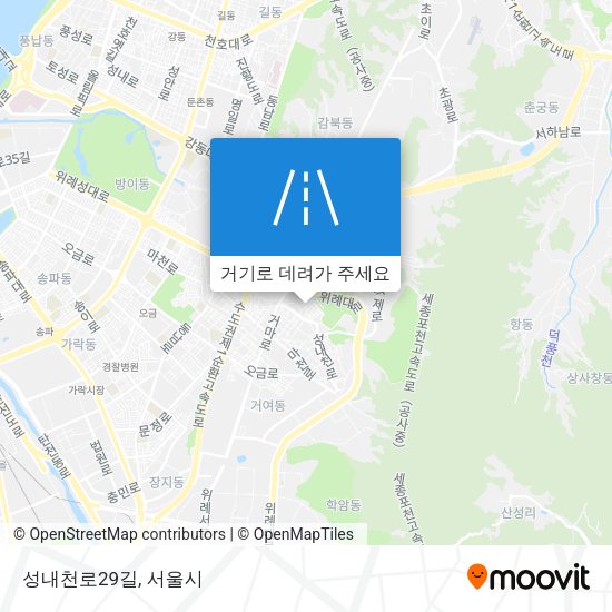 성내천로29길 지도