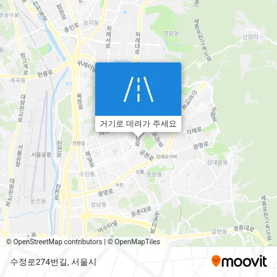 수정로274번길 지도