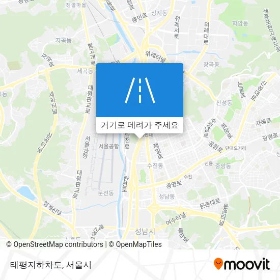 태평지하차도 지도