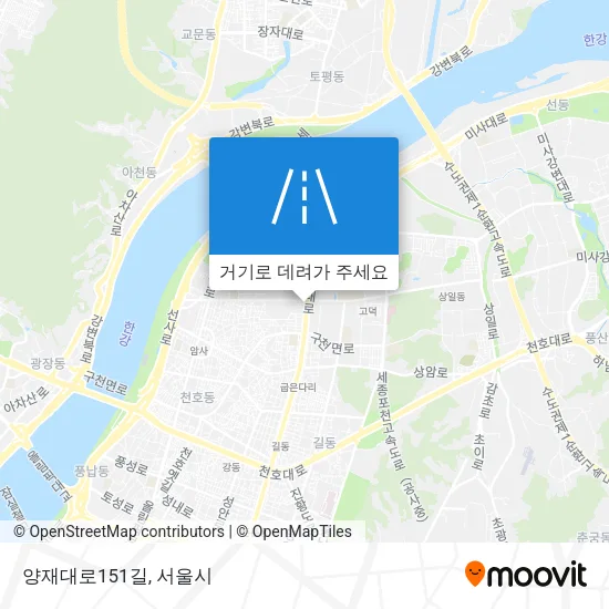 양재대로151길 지도