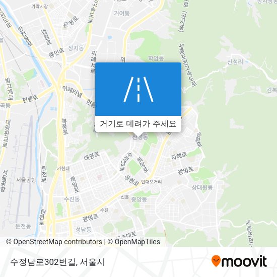 수정남로302번길 지도