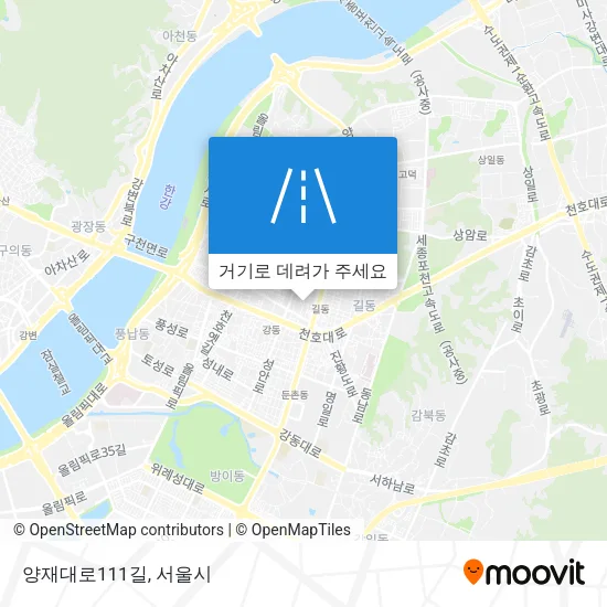 양재대로111길 지도