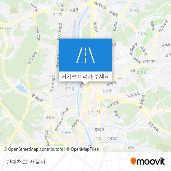 단대천교 지도