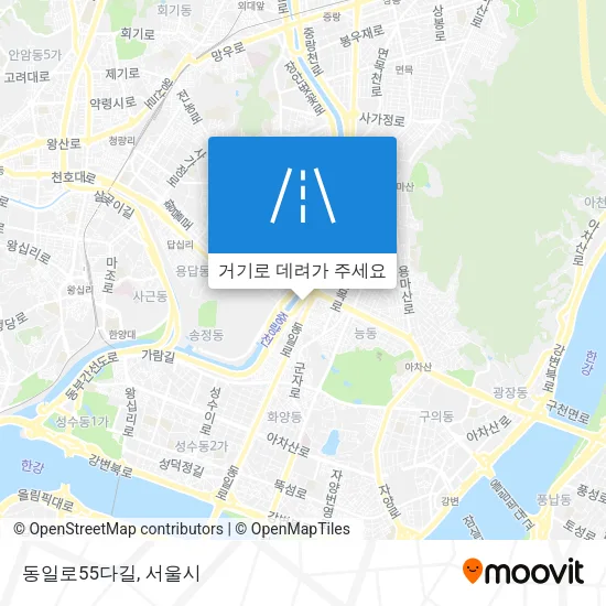동일로55다길 지도