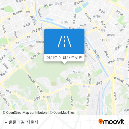 서울둘레길 지도