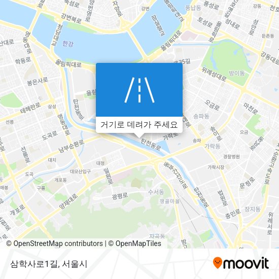 삼학사로1길 지도