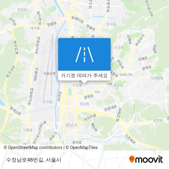 수정남로48번길 지도