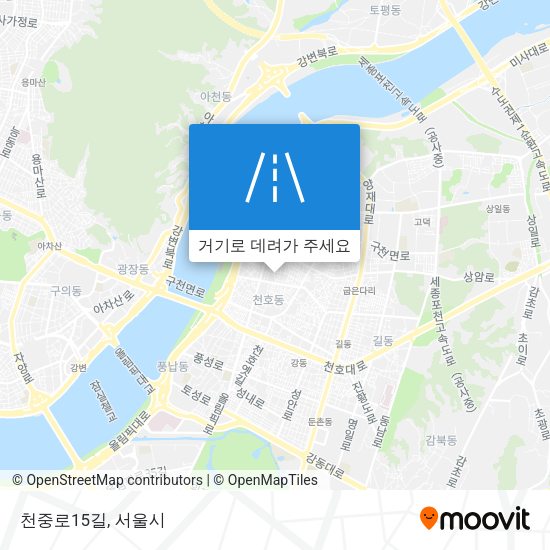 천중로15길 지도