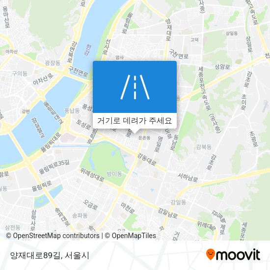 양재대로89길 지도