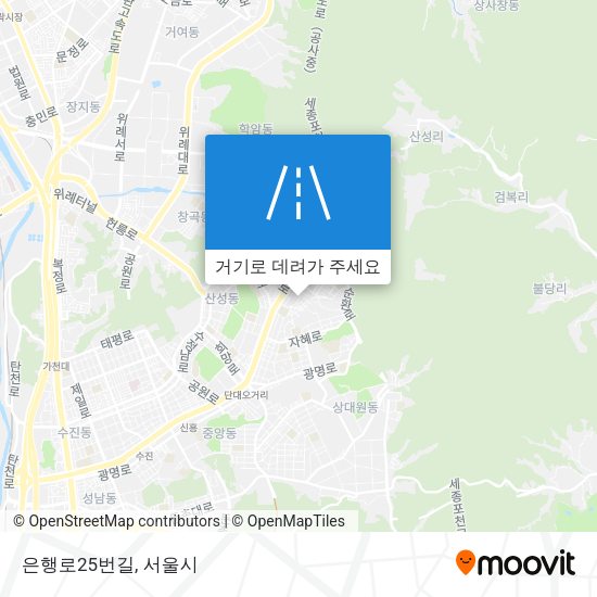 은행로25번길 지도