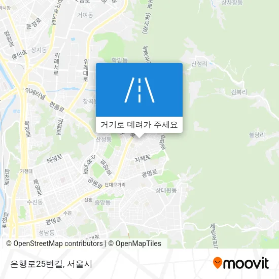 은행로25번길 지도