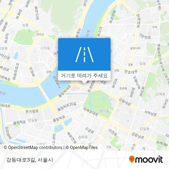강동대로3길 지도